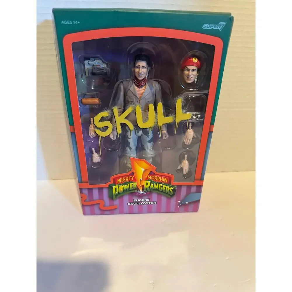 Super 7 Mighty Morphin Power Rangers Ultimate Skull figure, action figure